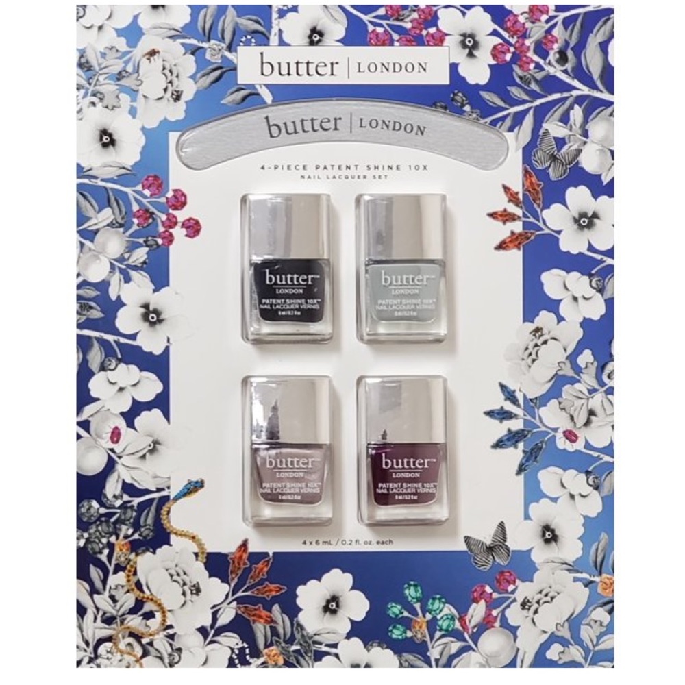 Butter London 4 Piece Patent Shine 10x Nail Lacquer Set
